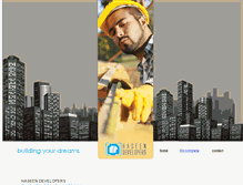 Tablet Screenshot of developers.haseengroup.com